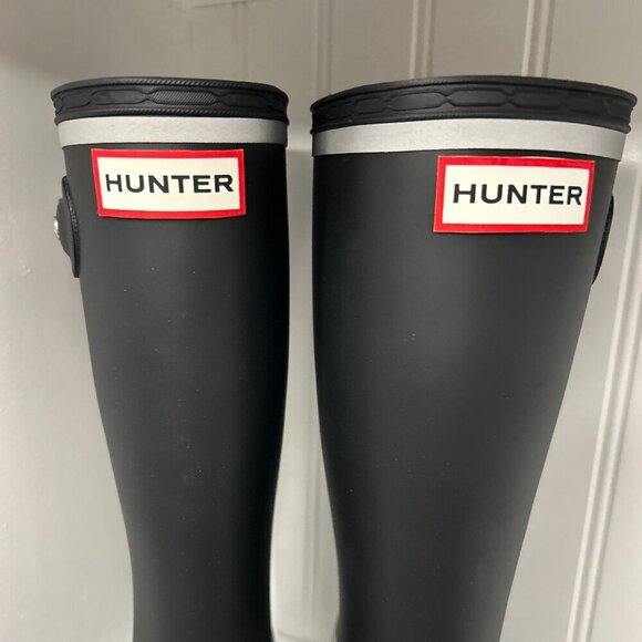 Hunter original reflective outline boot in US 2 Little Kid - Picture 3 of 7